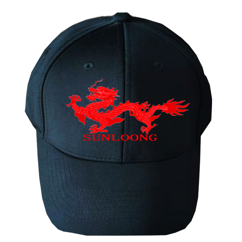 Curved eyebrows embroidered baseball cap