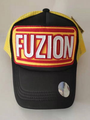 Big paste cloth embroidery five sponge net cap