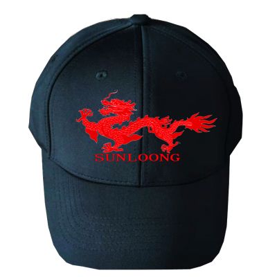 Curved eyebrows embroidered baseball cap